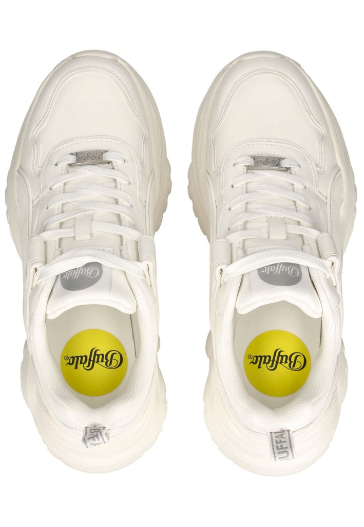 Buffalo Sneaker Lederimitat Weiß