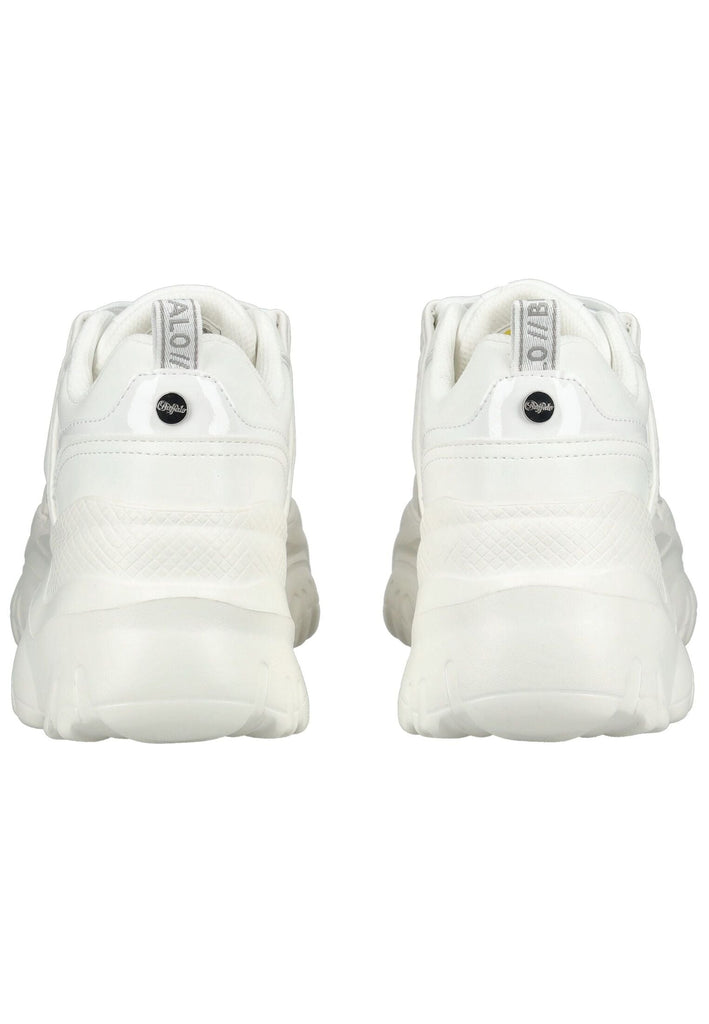 Buffalo Sneaker Lederimitat Weiß