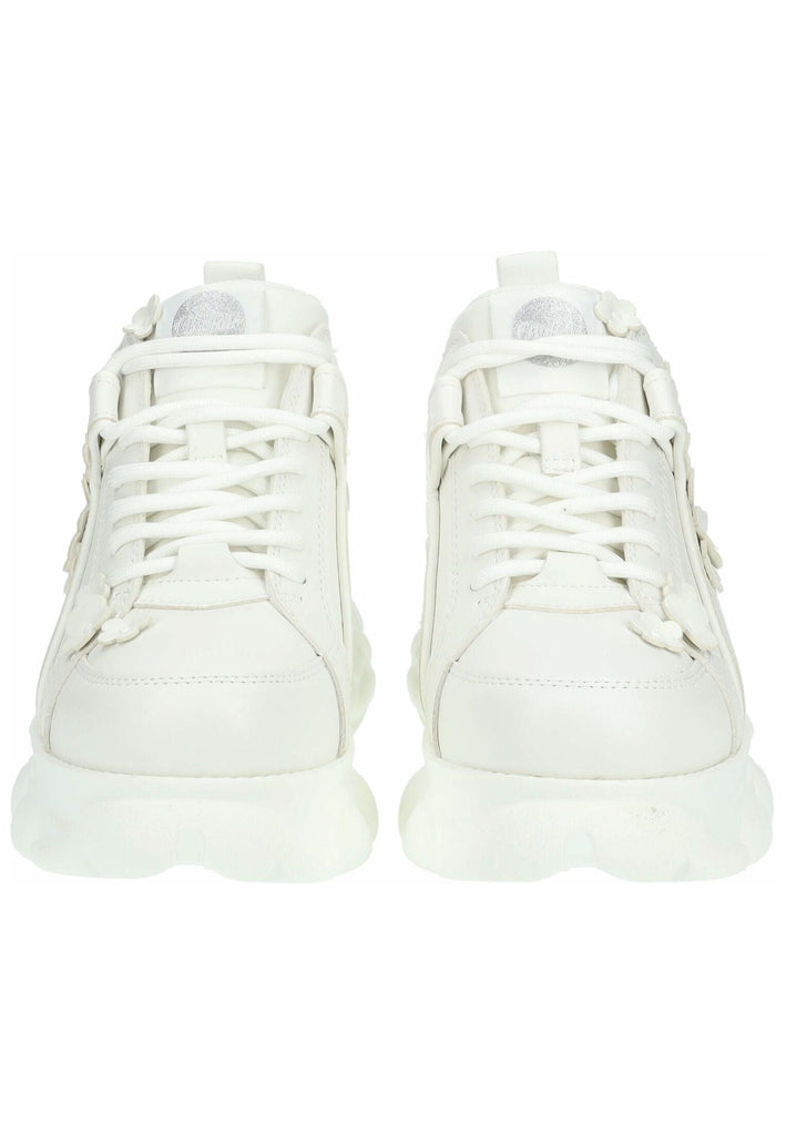 Buffalo Sneaker Lederimitat Weiß