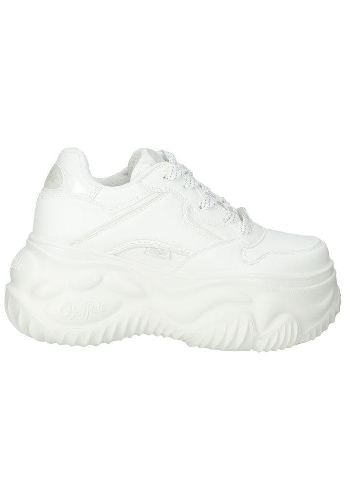 Buffalo Sneaker Lederimitat Weiß