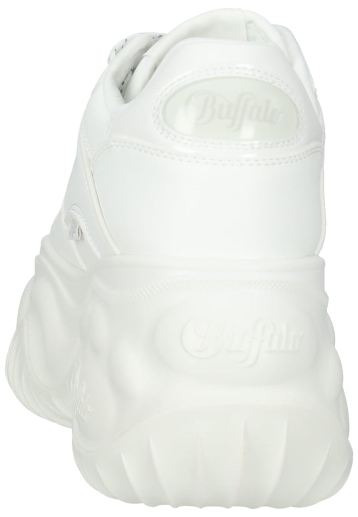 Buffalo Sneaker Lederimitat Weiß