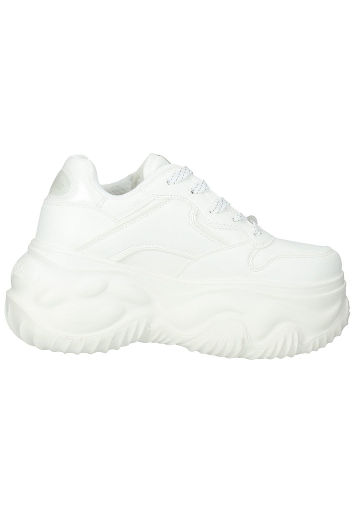 Buffalo Sneaker Lederimitat Weiß
