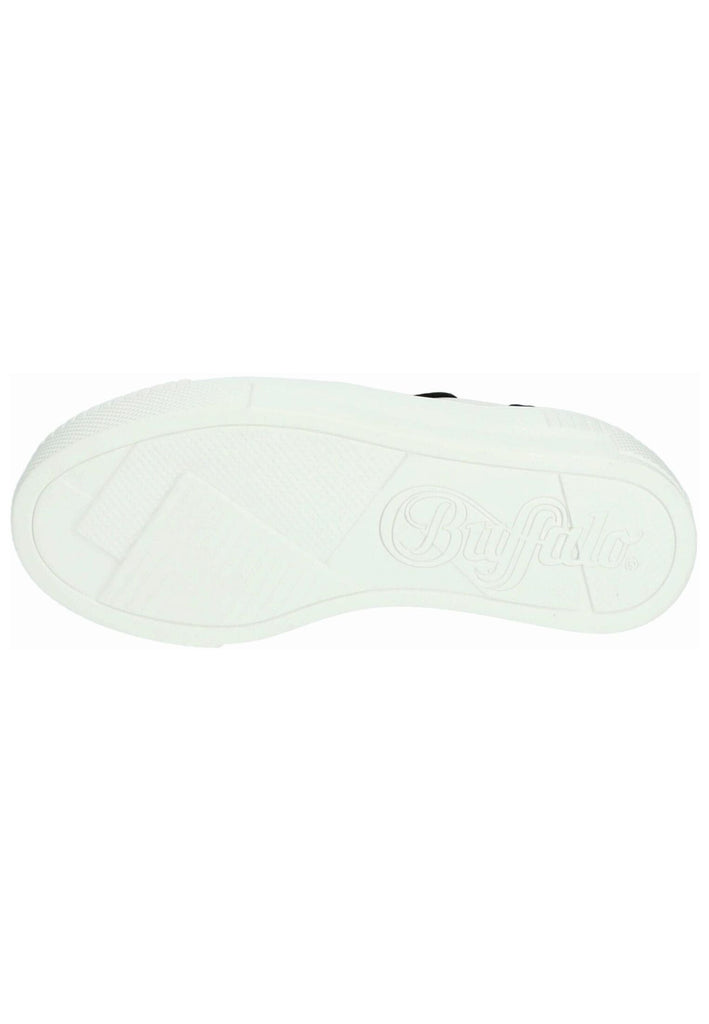 Buffalo Sneaker Lederimitat Weiß/Schwarz