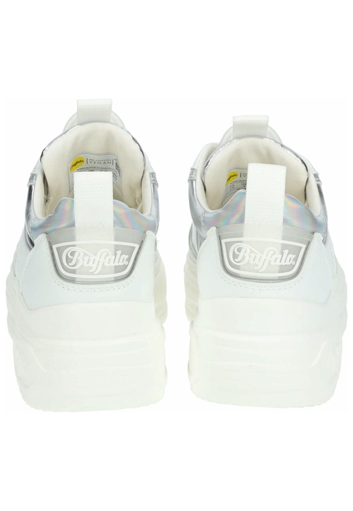 Buffalo Sneaker Lederimitat Weiß/Silber