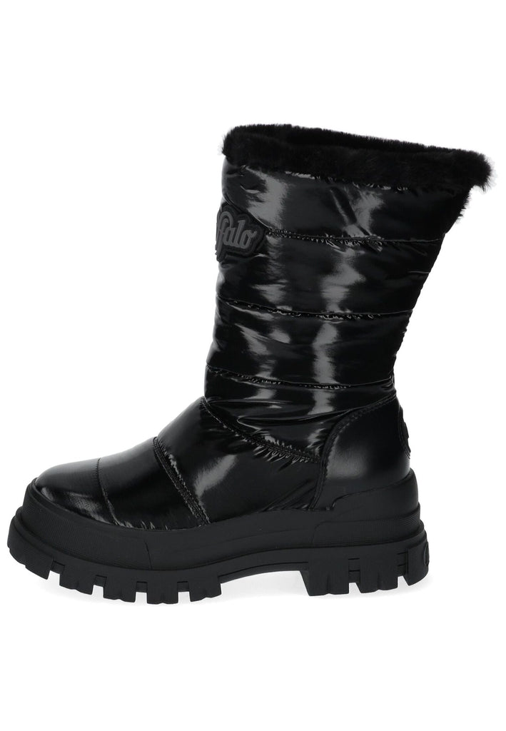Stiefel Buffalo Stiefel Lederimitat/Textil Schwarz Warmfutter