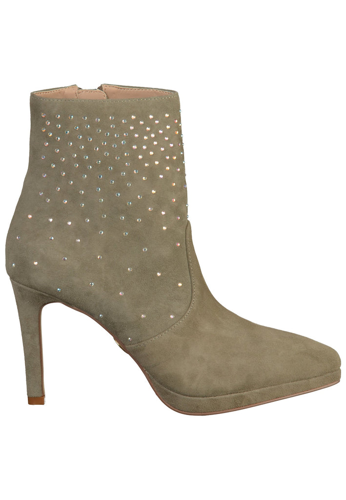 Buffalo Stiefelette Leder Grau