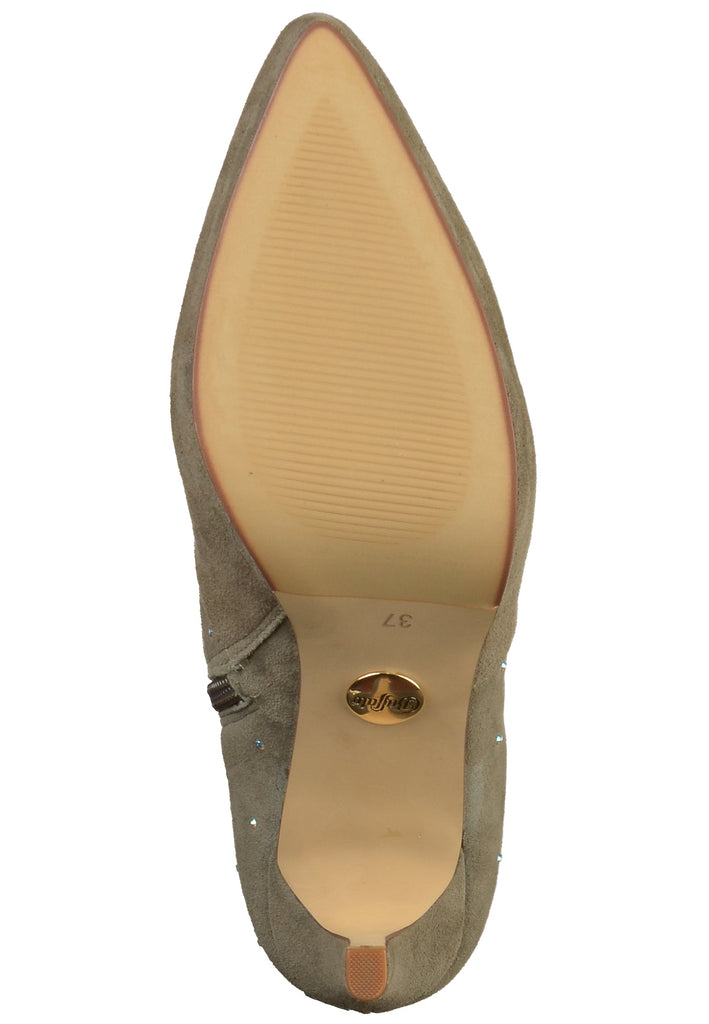 Buffalo Stiefelette Leder Grau