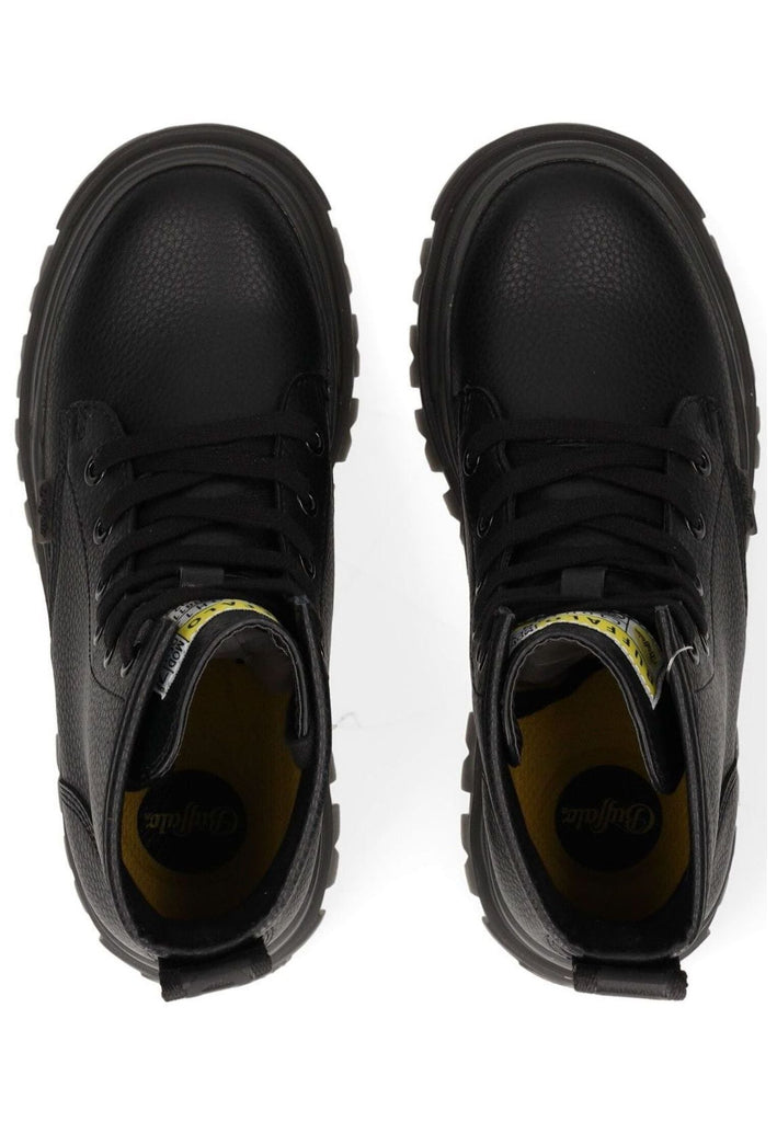 Buffalo Stiefelette Lederimitat Schwarz