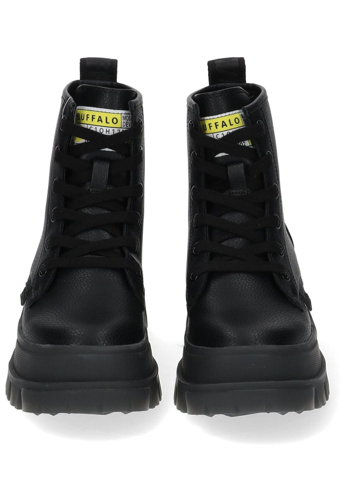 Buffalo Stiefelette Lederimitat Schwarz