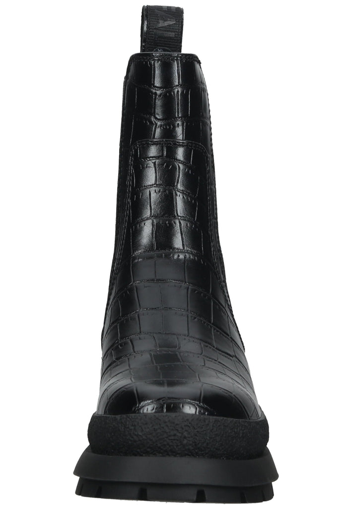 Buffalo Stiefelette Lederimitat/Textil Schwarz