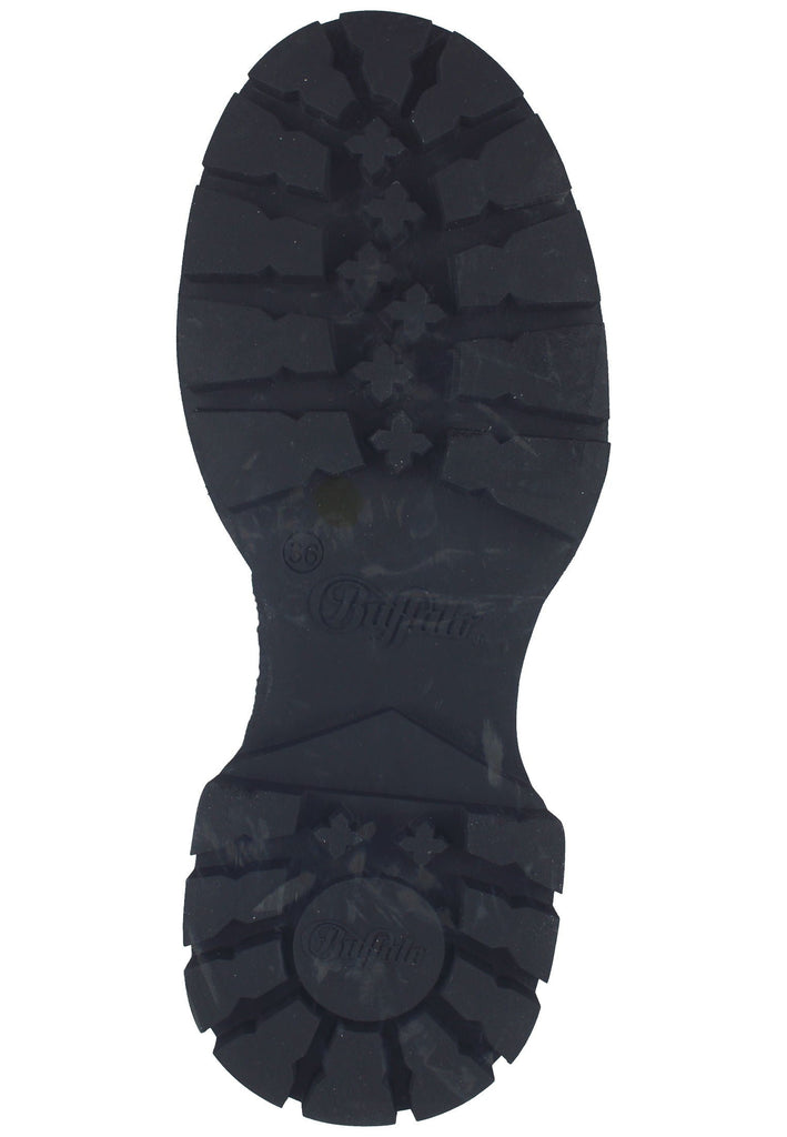 Buffalo Stiefelette Lederimitat Weiß