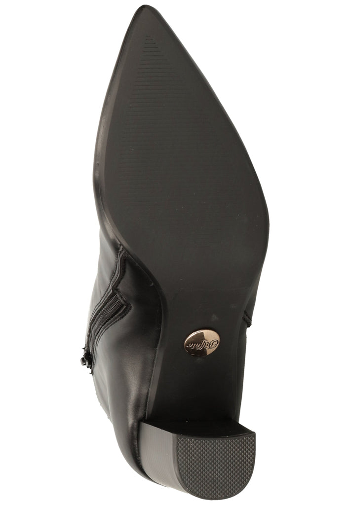 Buffalo Stiefelette Nappaleder Schwarz
