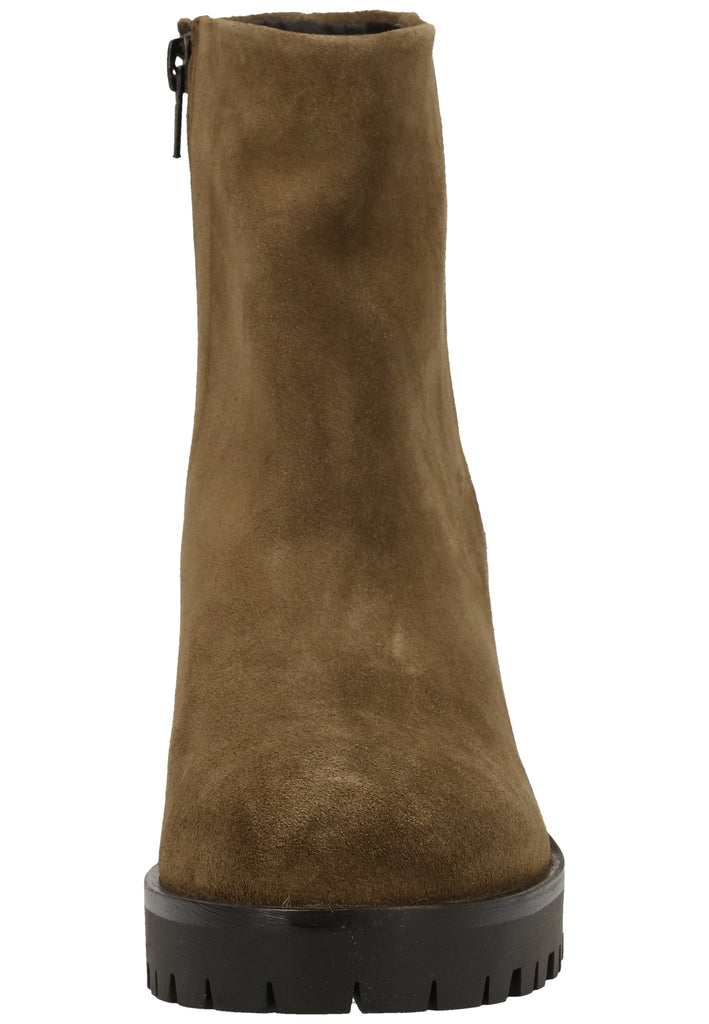 Buffalo Stiefelette Nubukleder Khaki