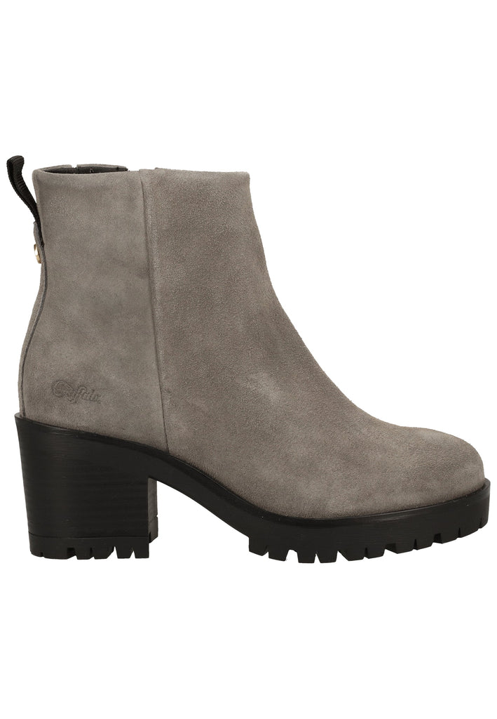 Buffalo Stiefelette Nubukleder Taupe