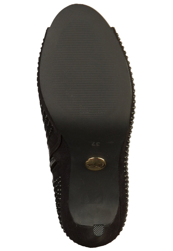 Buffalo Stiefelette Textil Schwarz