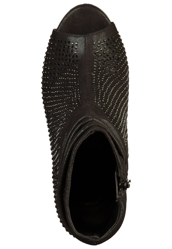 Buffalo Stiefelette Textil Schwarz