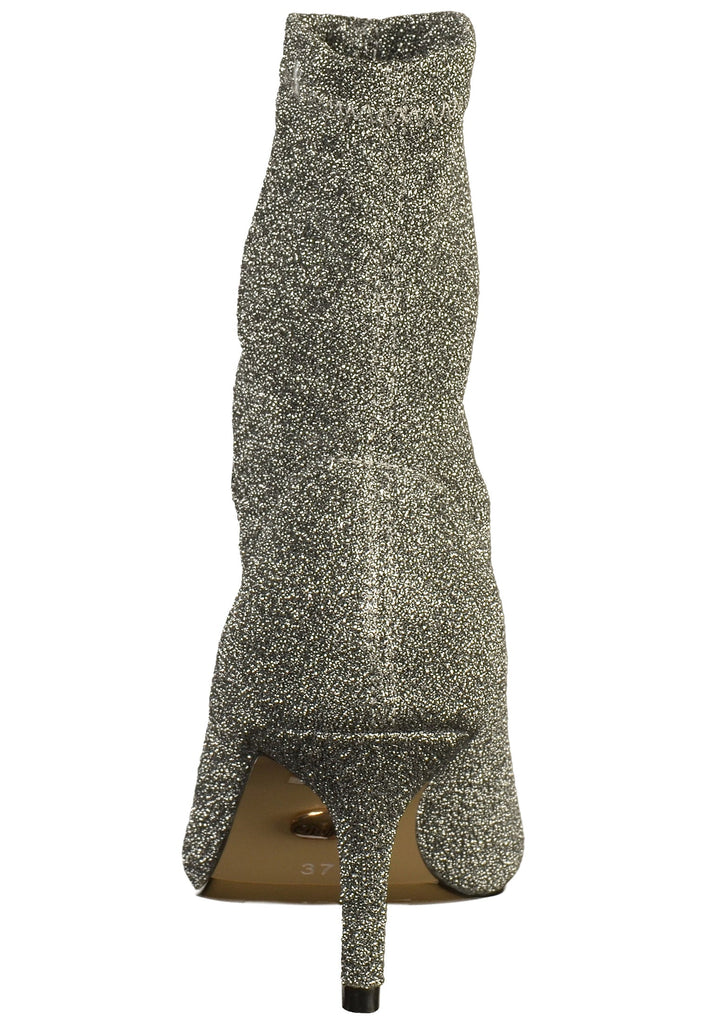 Buffalo Stiefelette Textil Silber