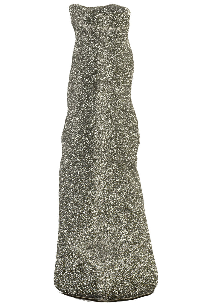 Buffalo Stiefelette Textil Silber