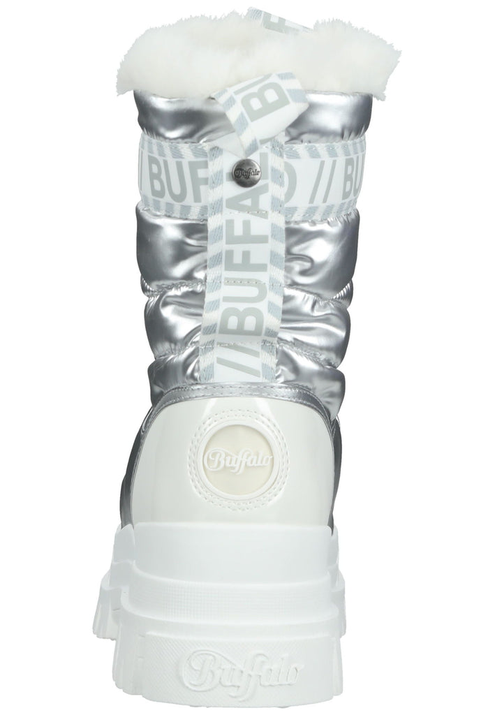 Buffalo Stiefelette Textil Silber Warmfutter