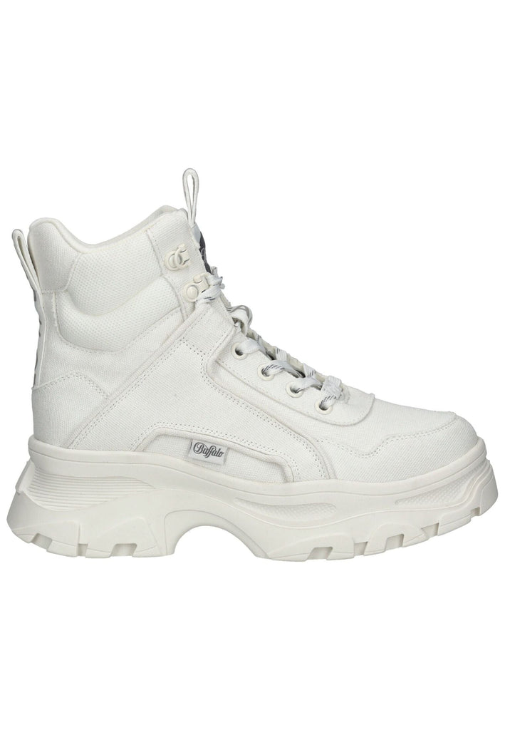 Buffalo Stiefelette Textil Weiß