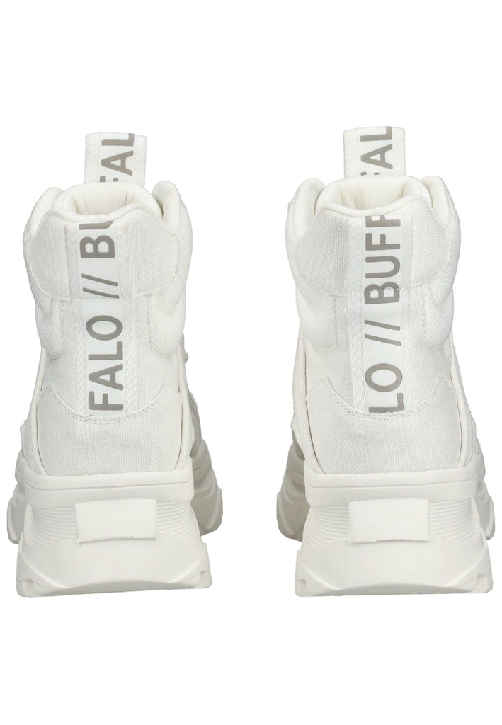 Buffalo Stiefelette Textil Weiß
