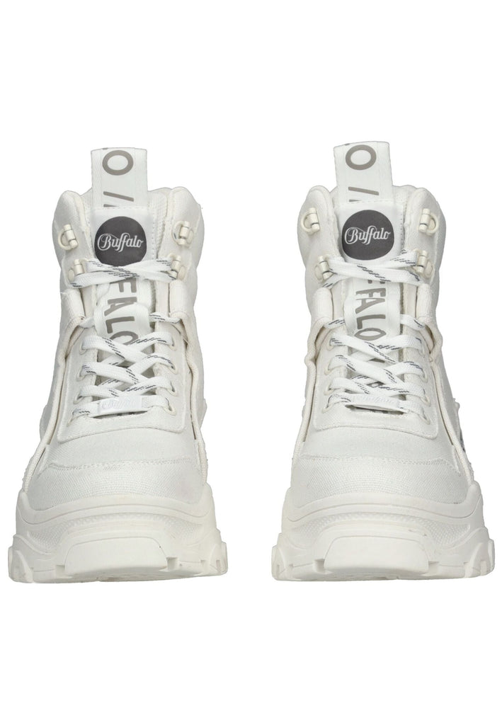 Buffalo Stiefelette Textil Weiß