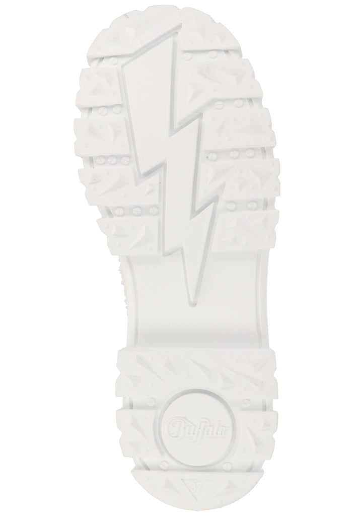 Buffalo Stiefelette Textil Weiß