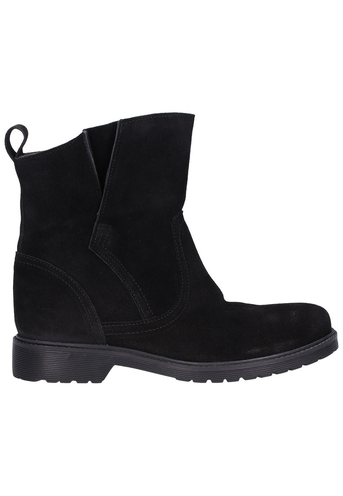 Buffalo Stiefelette Veloursleder Schwarz