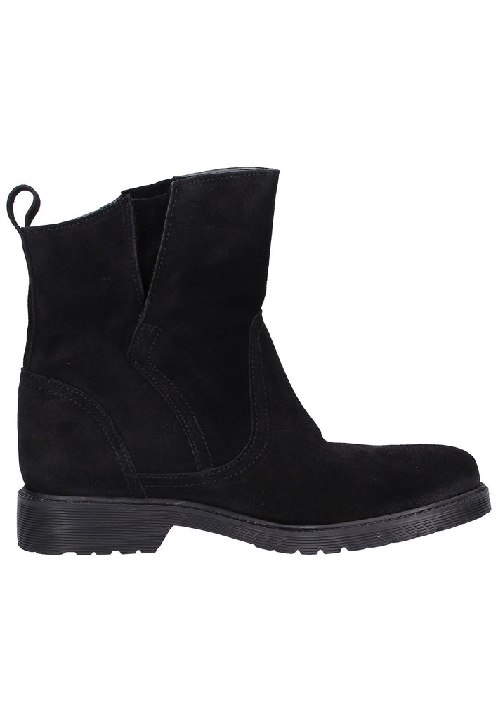 Buffalo Stiefelette Veloursleder Schwarz