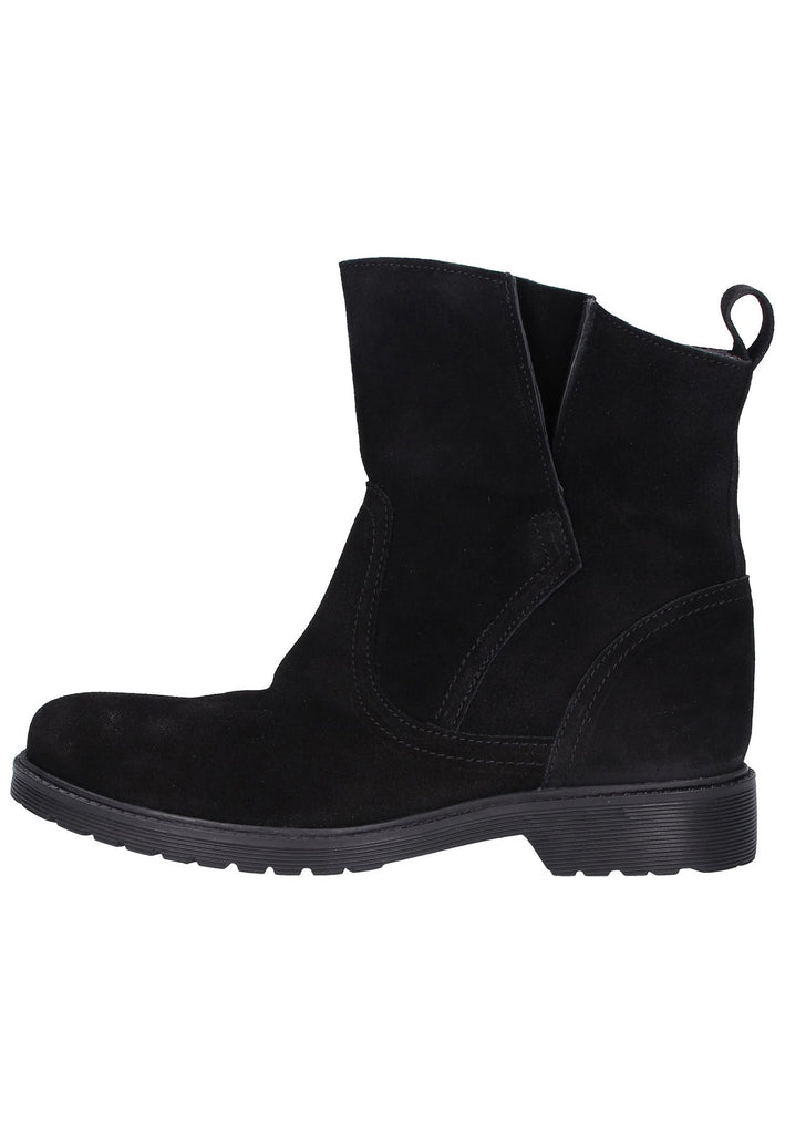 Buffalo Stiefelette Veloursleder Schwarz