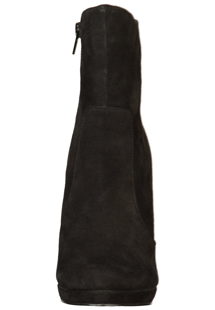 Buffalo Stiefelette Veloursleder Schwarz