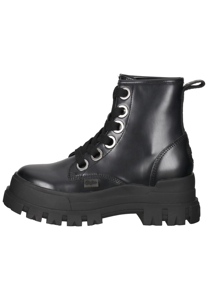 Stiefeletten Buffalo Stiefelette Lederimitat Schwarz