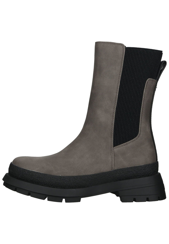 Stiefeletten Buffalo Stiefelette Lederimitat/Textil Taupe