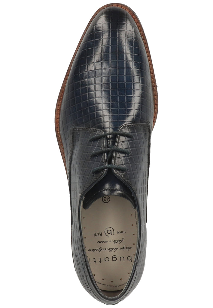 Bugatti Businessschuhe Glattleder Blau