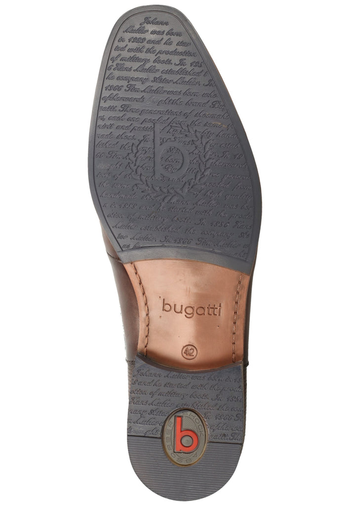 Bugatti Businessschuhe Glattleder Braun