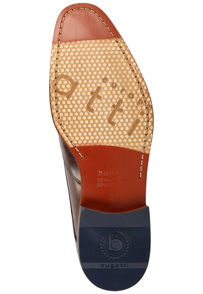 Bugatti Businessschuhe Glattleder Braun