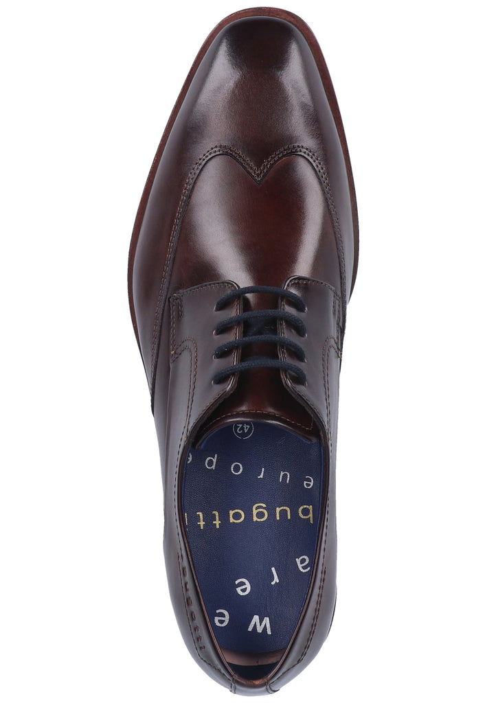 Bugatti Businessschuhe Glattleder Braun
