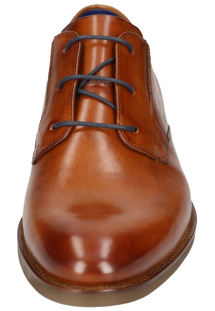 Bugatti Businessschuhe Glattleder Cognac