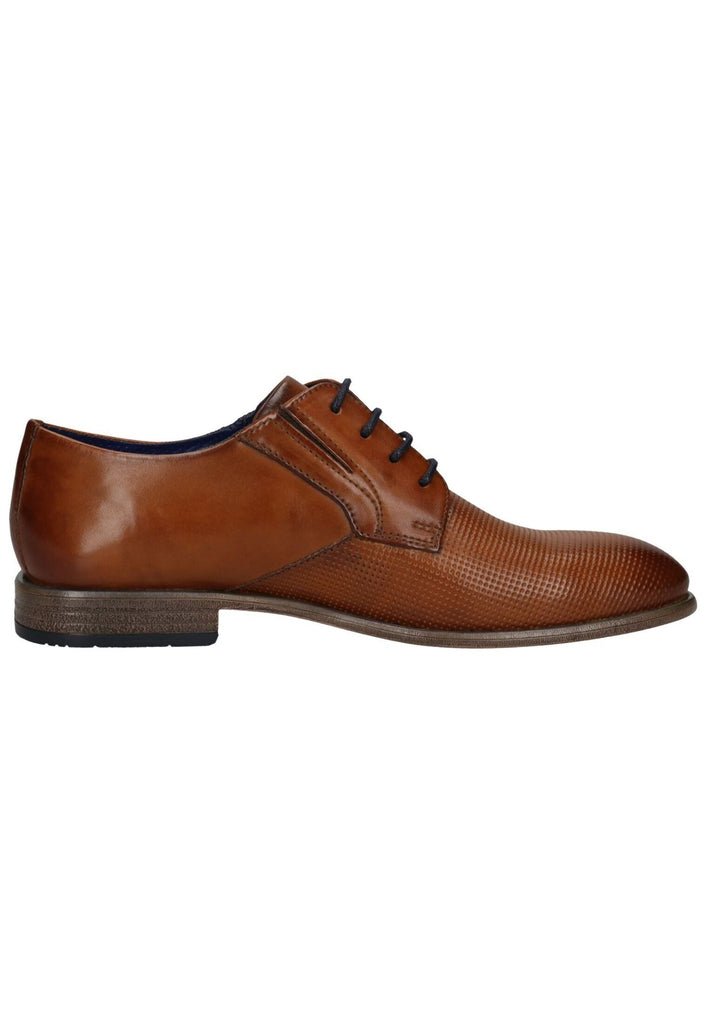 Bugatti Businessschuhe Glattleder Cognac