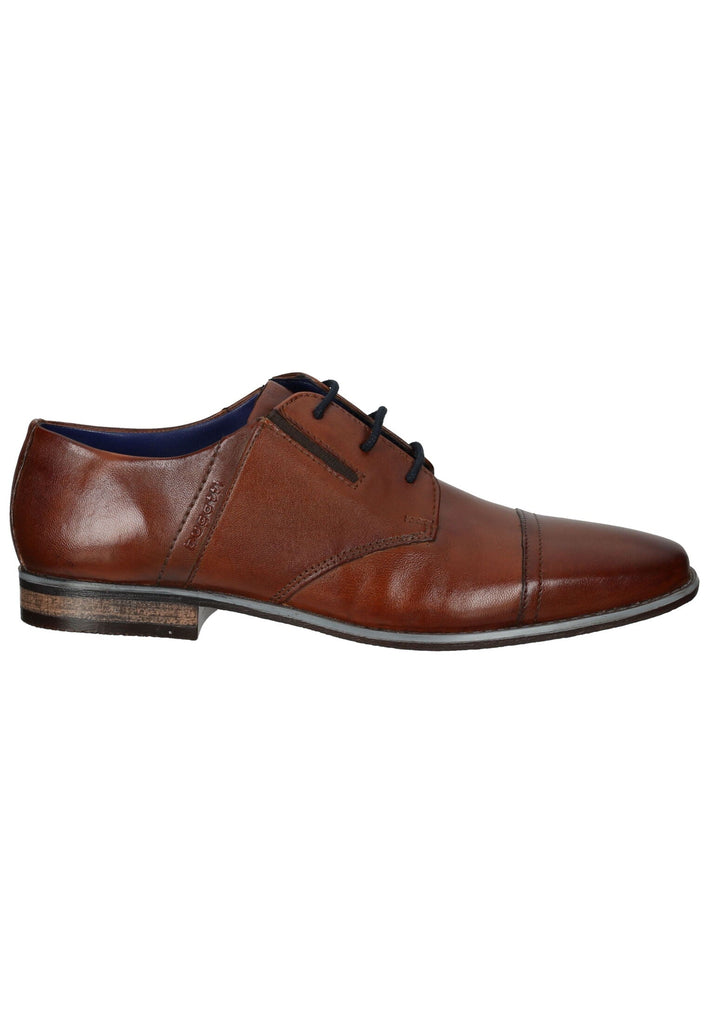 Bugatti Businessschuhe Glattleder Cognac