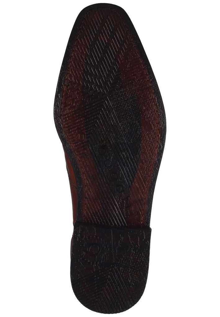 Bugatti Businessschuhe Glattleder Cognac