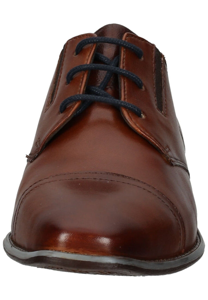 Bugatti Businessschuhe Glattleder Cognac