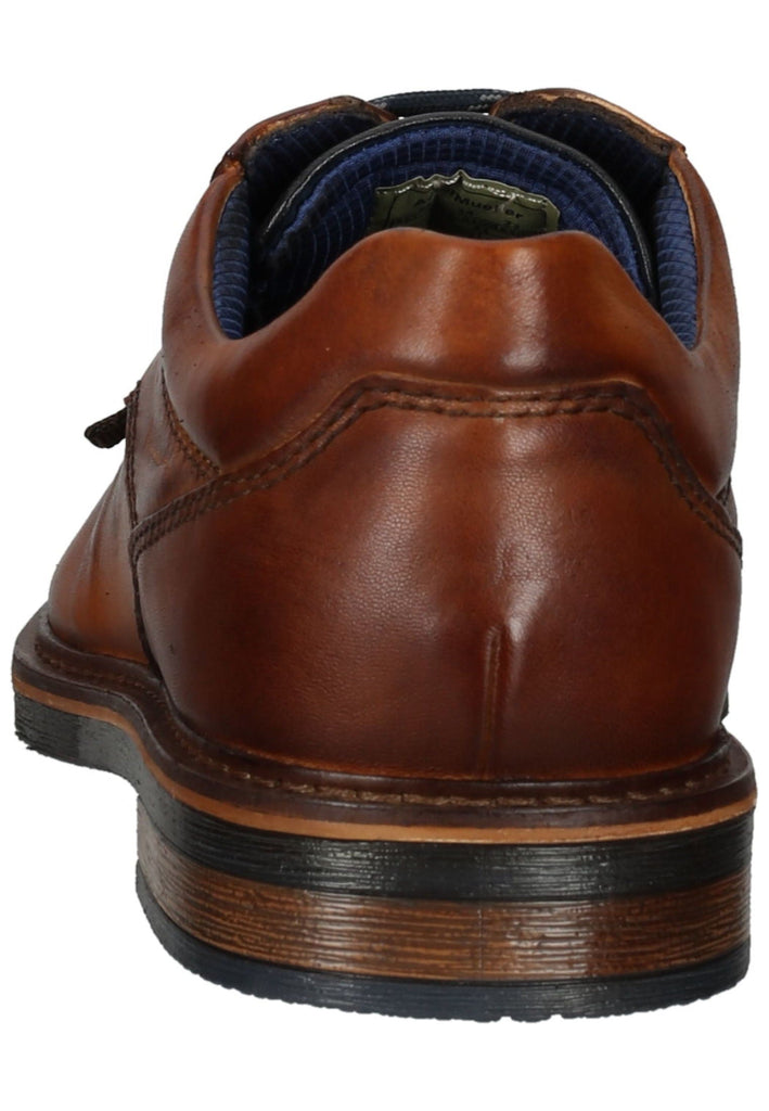 Bugatti Businessschuhe Glattleder Cognac