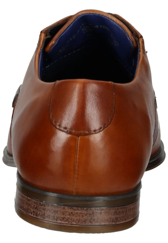 Bugatti Businessschuhe Glattleder Cognac