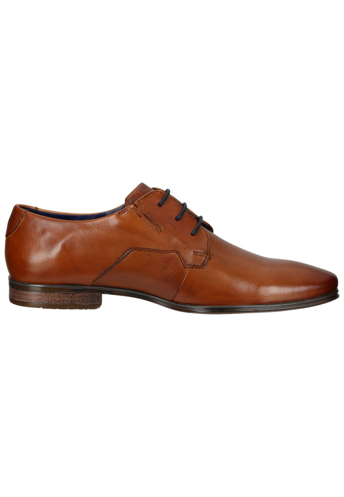 Bugatti Businessschuhe Glattleder Cognac