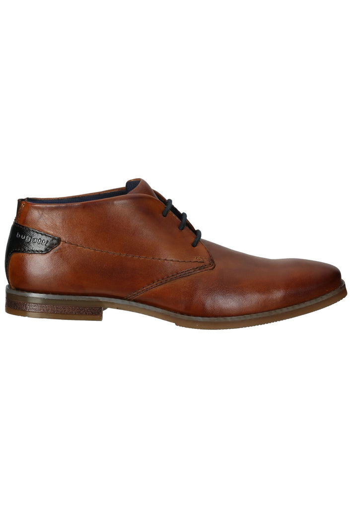 Bugatti Businessschuhe Glattleder Cognac