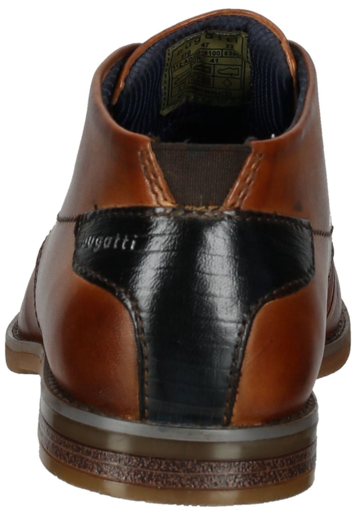Bugatti Businessschuhe Glattleder Cognac