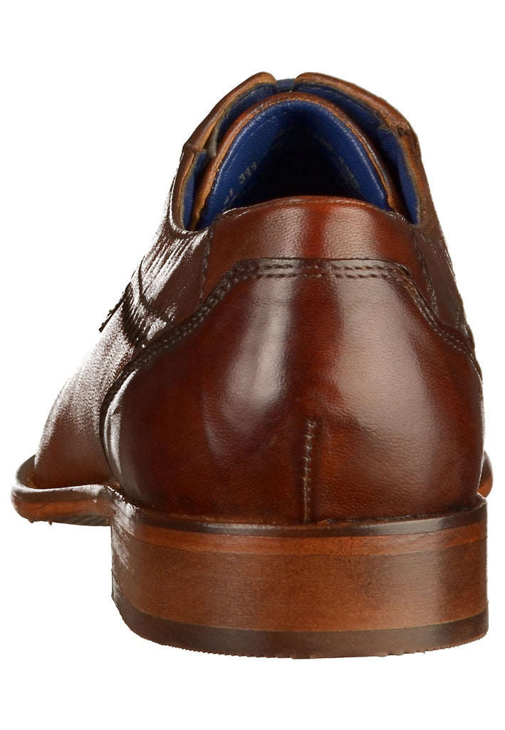 Bugatti Businessschuhe Glattleder Cognac