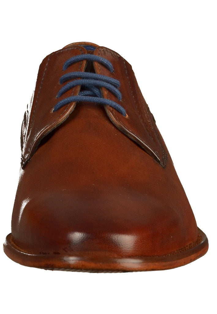 Bugatti Businessschuhe Glattleder Cognac