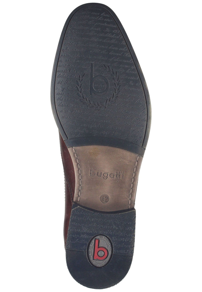 Bugatti Businessschuhe Glattleder Cognac